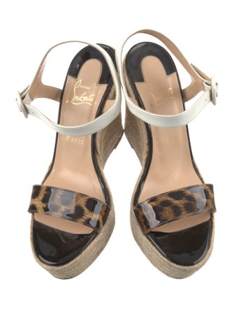 Christian Louboutin Leather Espadrilles