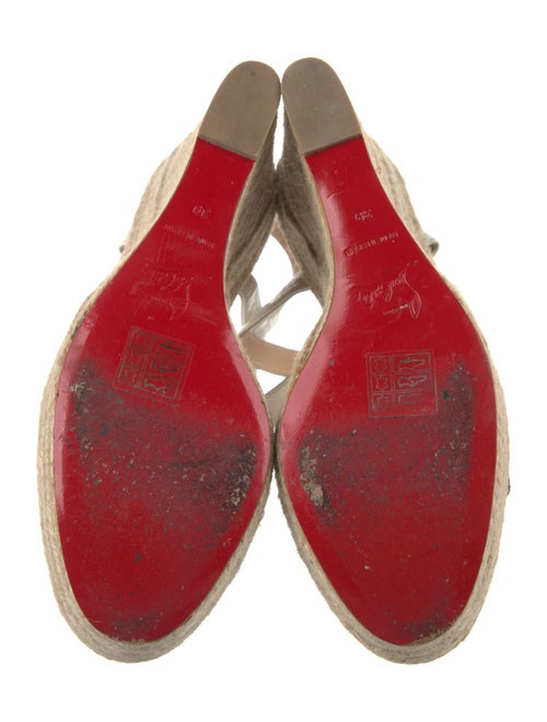 Christian Louboutin Leather Espadrilles