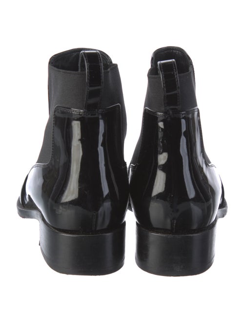 Christian Louboutin Patent Leather Chelsea Boots