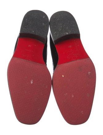 Christian Louboutin Patent Leather Chelsea Boots