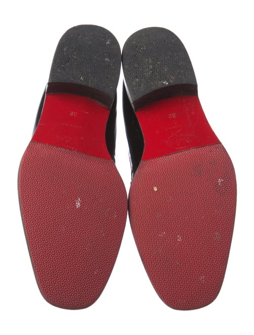 Christian Louboutin Patent Leather Chelsea Boots