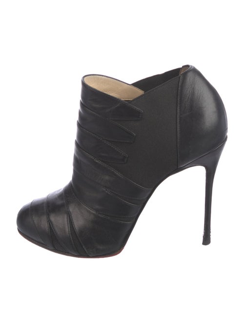 Christian Louboutin Leather Lace-Up Boots
