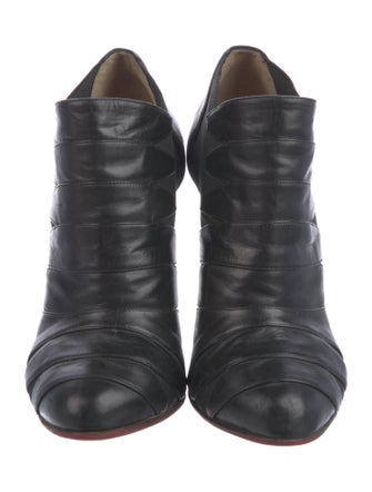 Christian Louboutin Leather Lace-Up Boots
