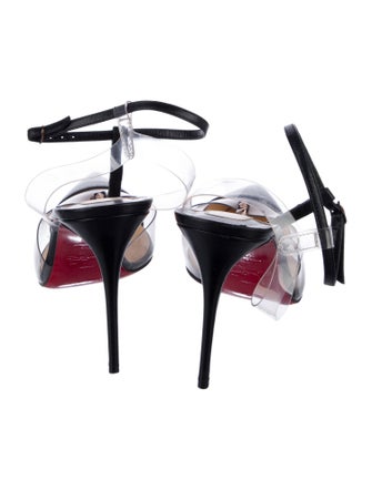 Christian Louboutin Patent Leather T-Strap Pumps