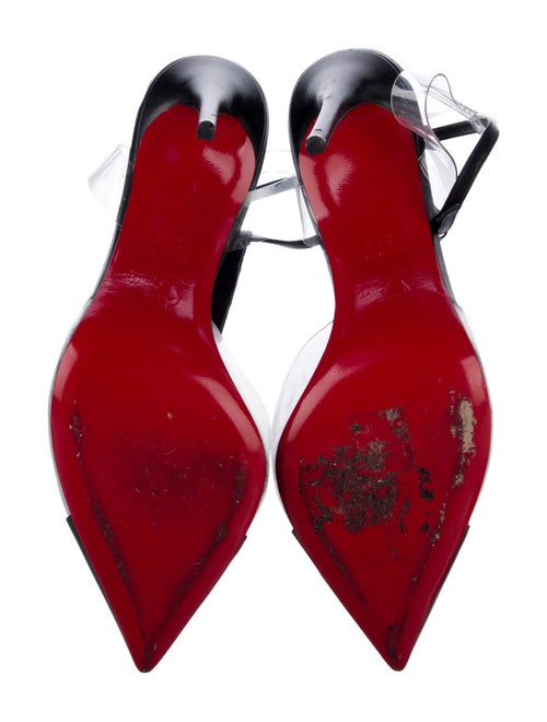 Christian Louboutin Patent Leather T-Strap Pumps