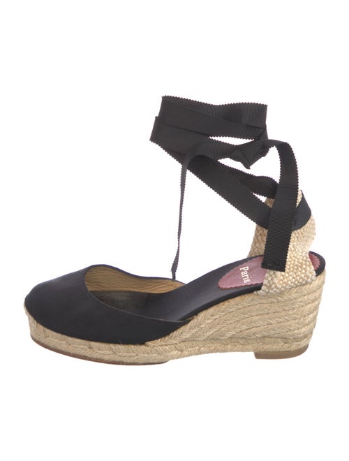 Christian Louboutin Canvas D'Orsay Pumps