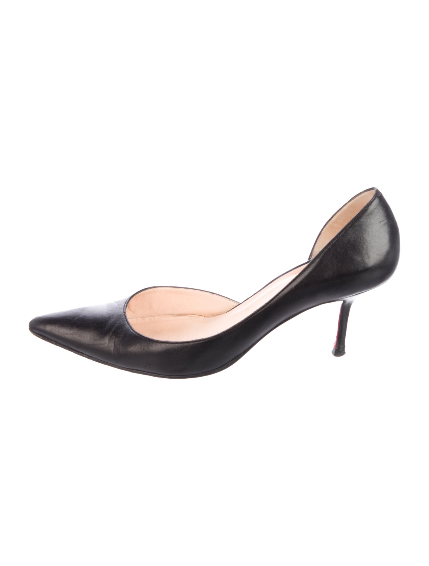 Christian Louboutin Leather D'Orsay Pumps