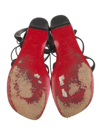 Christian Louboutin Leather Gladiator Sandals