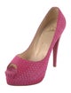 Christian Louboutin Python Pumps