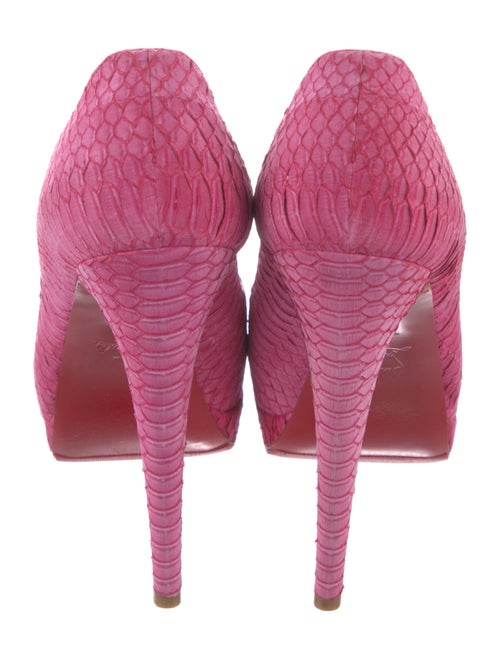 Christian Louboutin Python Pumps