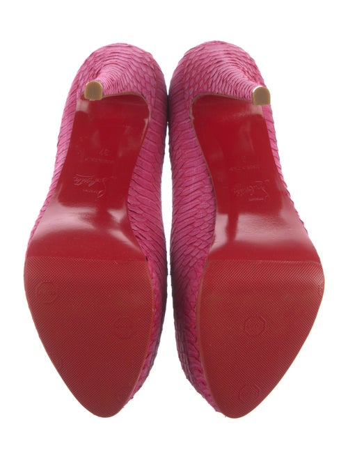 Christian Louboutin Python Pumps