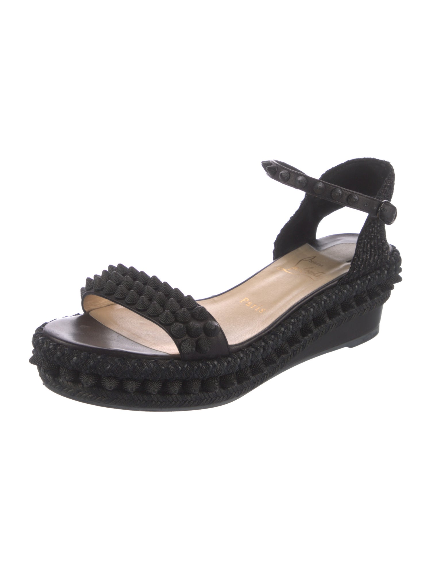 Christian Louboutin Leather Espadrilles