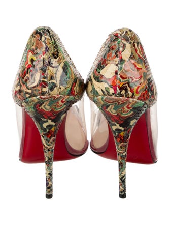 Christian Louboutin PVC Printed Pumps
