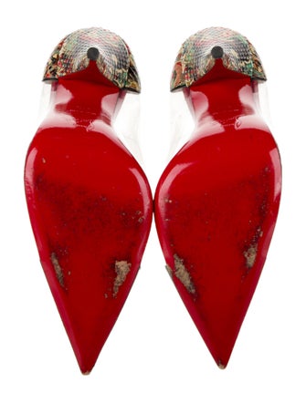 Christian Louboutin PVC Printed Pumps