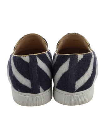 Christian Louboutin Terry Cloth Printed Sneakers