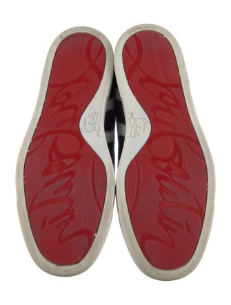 Christian Louboutin Terry Cloth Printed Sneakers