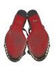 Christian Louboutin Suede Studded Accents Espadrilles