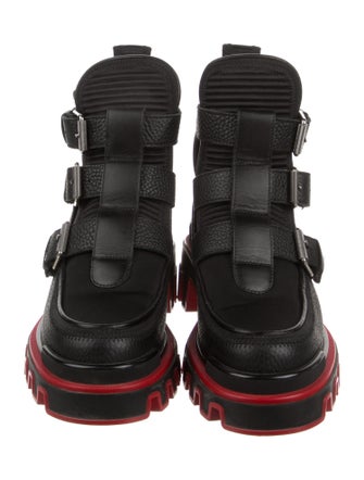 Christian Louboutin Neoprene Hiking Boots