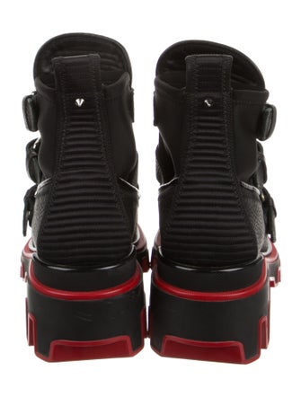 Christian Louboutin Neoprene Hiking Boots
