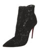 Christian Louboutin Lace Lace Pattern Boots