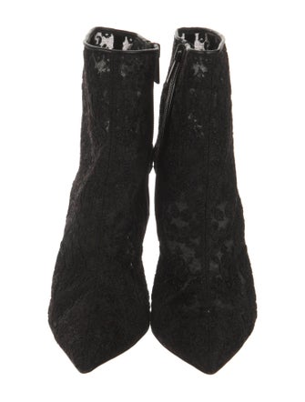 Christian Louboutin Lace Lace Pattern Boots