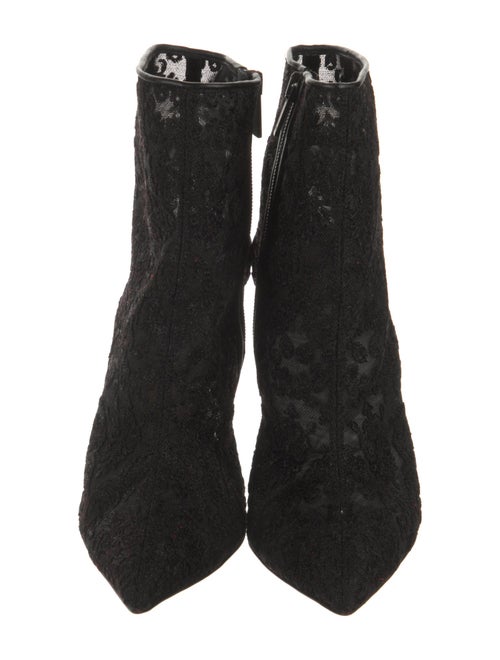 Christian Louboutin Lace Lace Pattern Boots