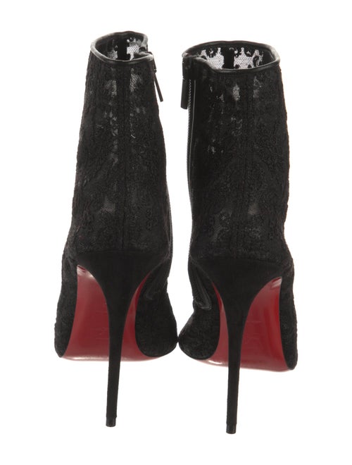Christian Louboutin Lace Lace Pattern Boots