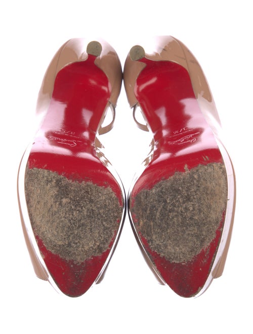 Christian Louboutin Patent Leather D'Orsay Pumps