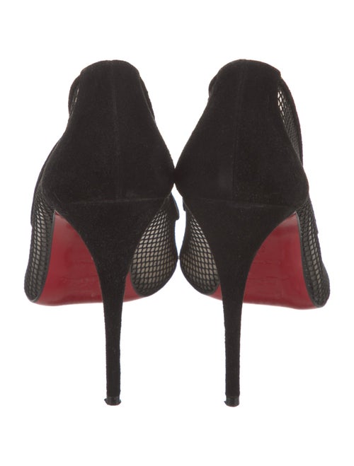 Christian Louboutin Mesh Lace Pattern Pumps