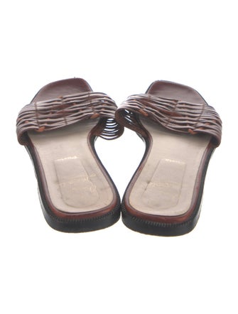 Christian Louboutin Leather Slides