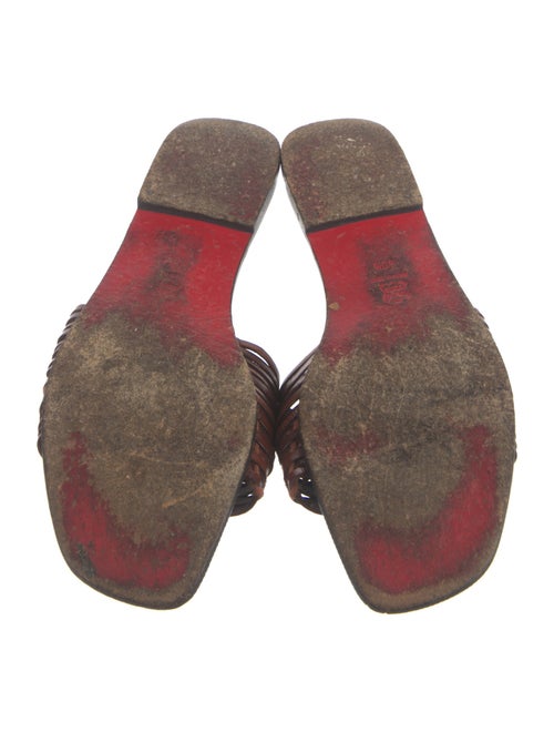 Christian Louboutin Leather Slides