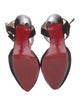 Christian Louboutin Suede T-Strap Pumps