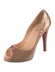 Christian Louboutin Very Prive Sequins Pumps