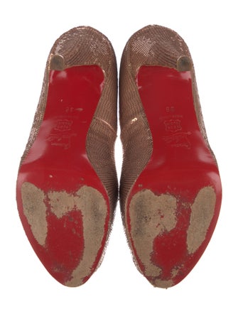 Christian Louboutin Very Prive Sequins Pumps