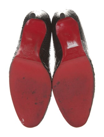 Christian Louboutin Snakeskin Animal Print Pumps