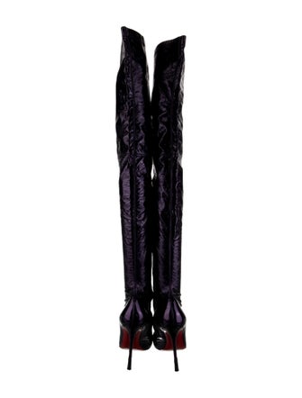 Christian Louboutin Patent Leather Boots