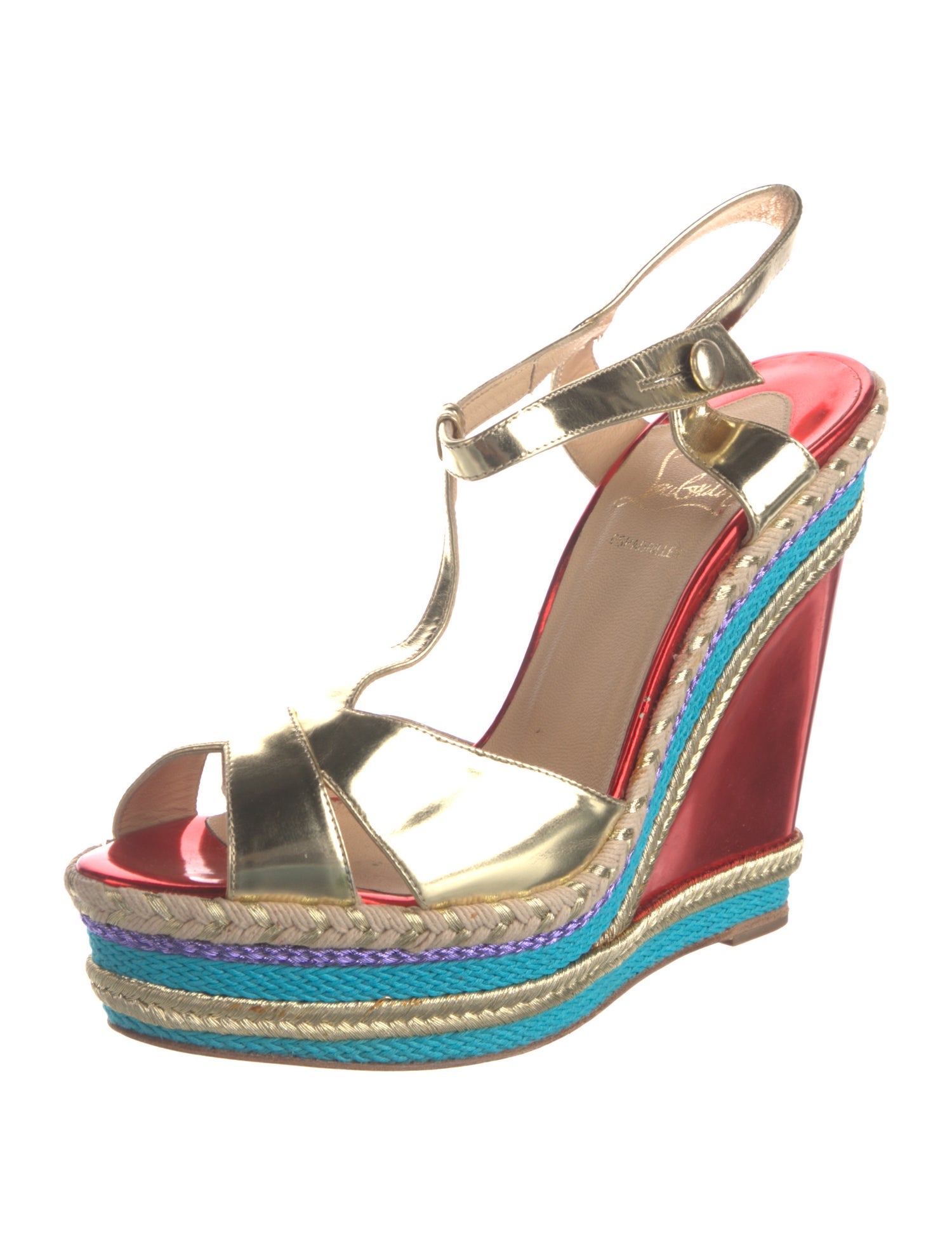 Christian Louboutin Patent Leather Espadrilles