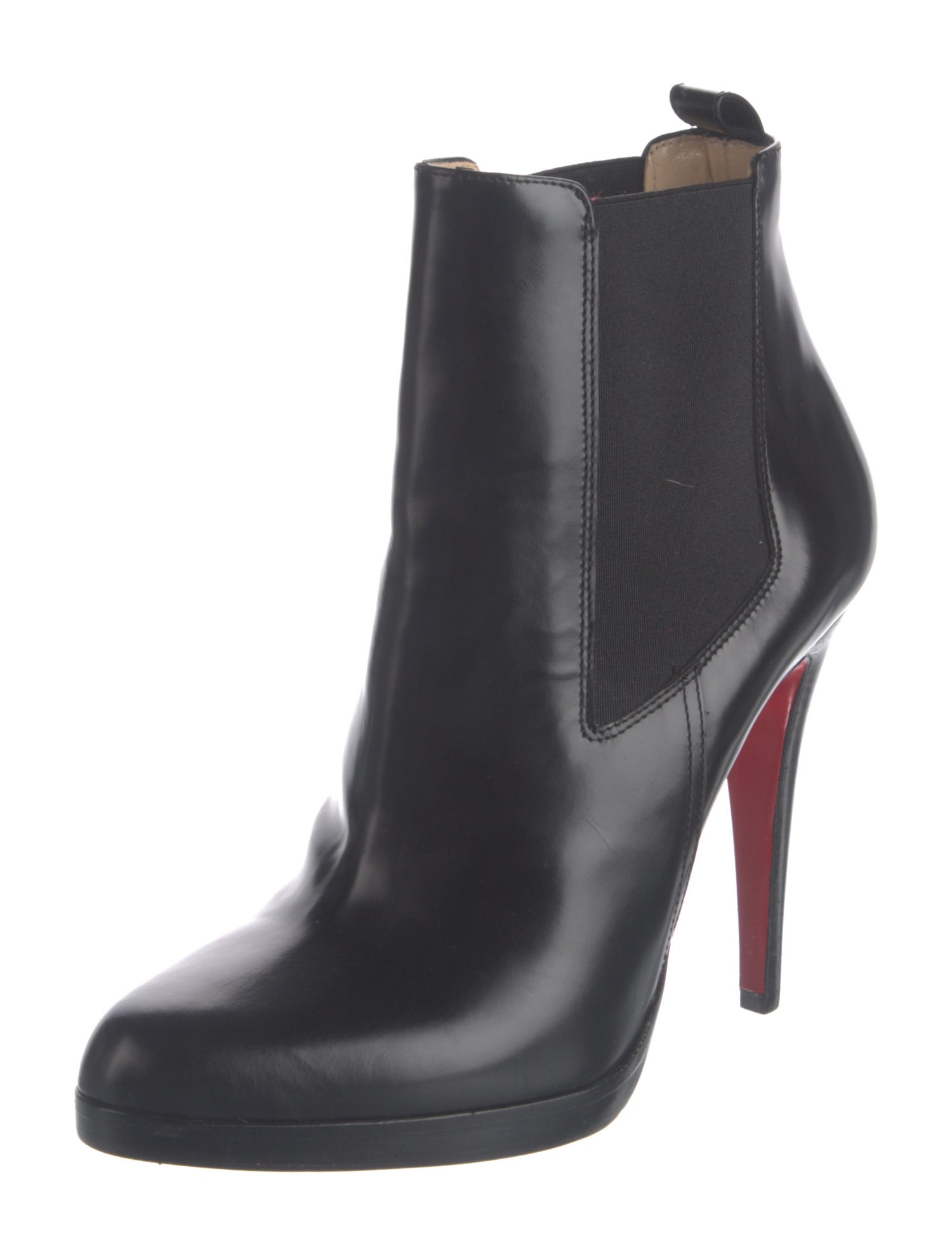 Christian Louboutin Bang Bang 100 Eden Leather Chelsea Boots