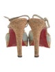 Christian Louboutin Suede Slingback Pumps