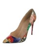 Christian Louboutin Patent Leather Printed Pumps