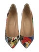Christian Louboutin Patent Leather Printed Pumps