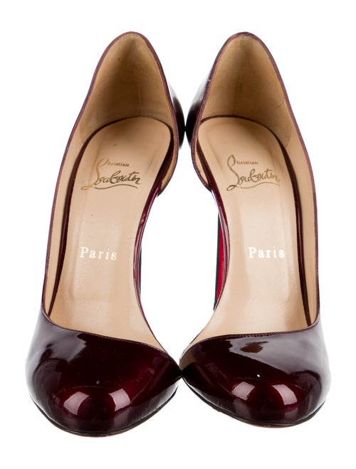 Christian Louboutin Patent Leather D'Orsay Pumps
