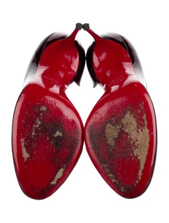 Christian Louboutin Patent Leather D'Orsay Pumps