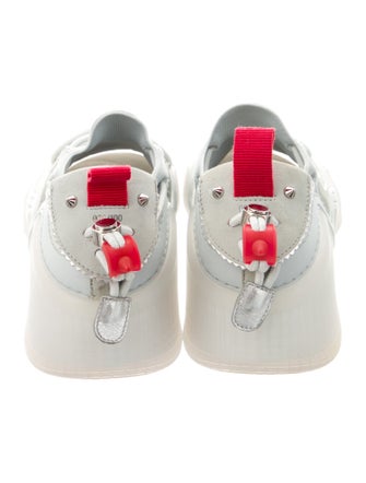 Christian Louboutin Spike Accents Suede Sneakers