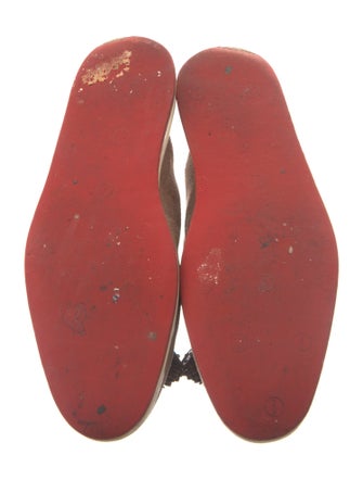 Christian Louboutin Suede Tassel Accents