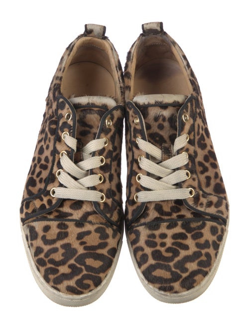Christian Louboutin Ponyhair Animal Print Sneakers