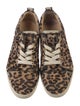 Christian Louboutin Ponyhair Animal Print Sneakers