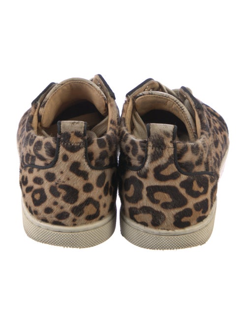 Christian Louboutin Ponyhair Animal Print Sneakers