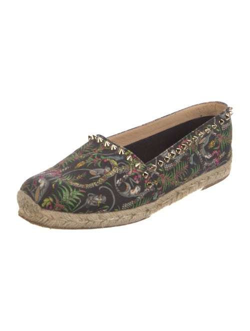 Christian Louboutin Canvas Printed Espadrilles