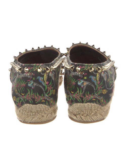 Christian Louboutin Canvas Printed Espadrilles